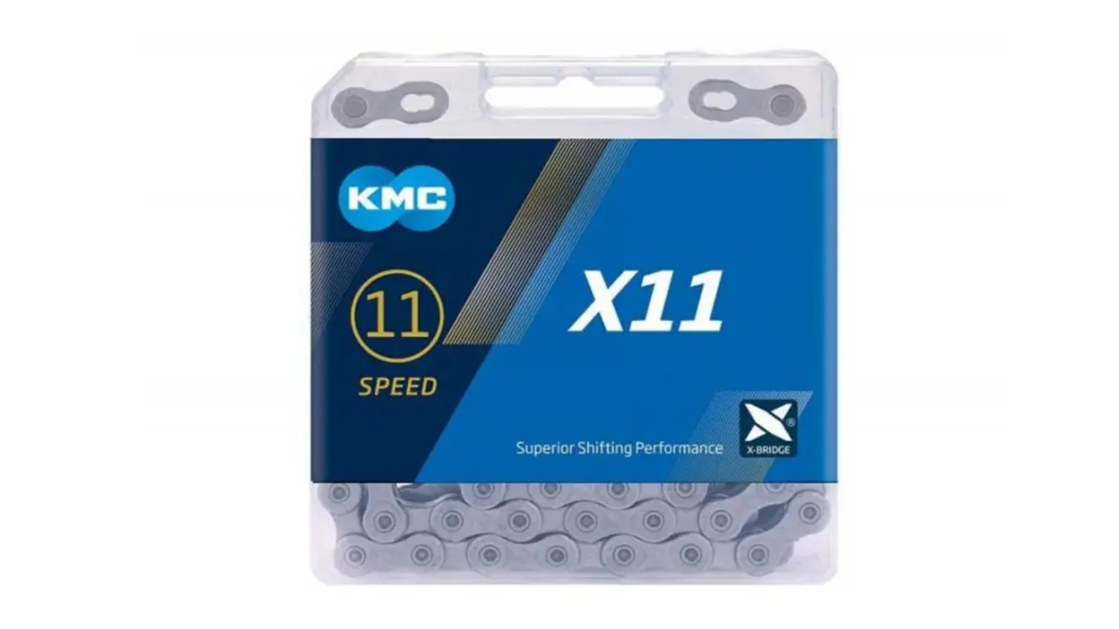 Chaîne KMC 11 vitesses X11R - Argent - 118 maillons