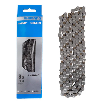 Chaine vélo Shimano 6 à 8V CN-HG40 avec attache rapide