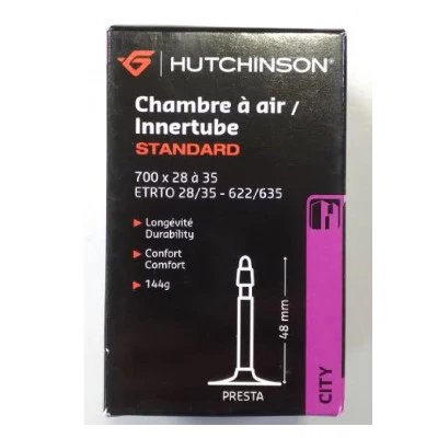 Chambre à air Hutchinson 700 - Presta 48 / 60 / 80 mm - Image 2