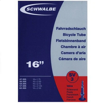 Chambre Ă air Schwalbe 16" - Presta / Schrader 40 mm - Image 4