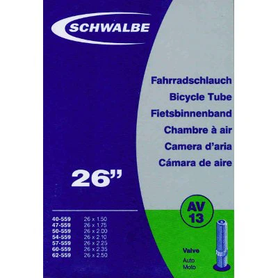 Chambre à air Schwalbe 26" - Presta 40 / 60 mm - Schrader 40 mm - Image 3