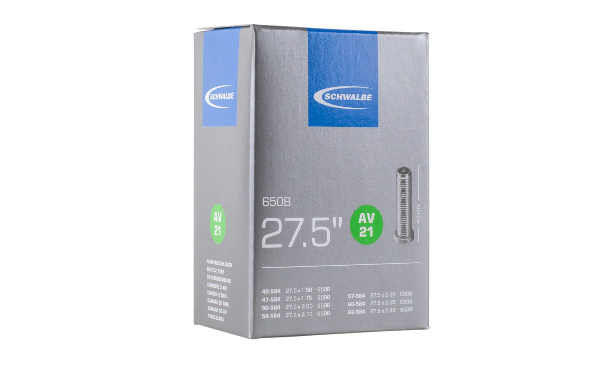 Chambre à air Schwalbe 27.5" - Presta / Schrader 40 mm