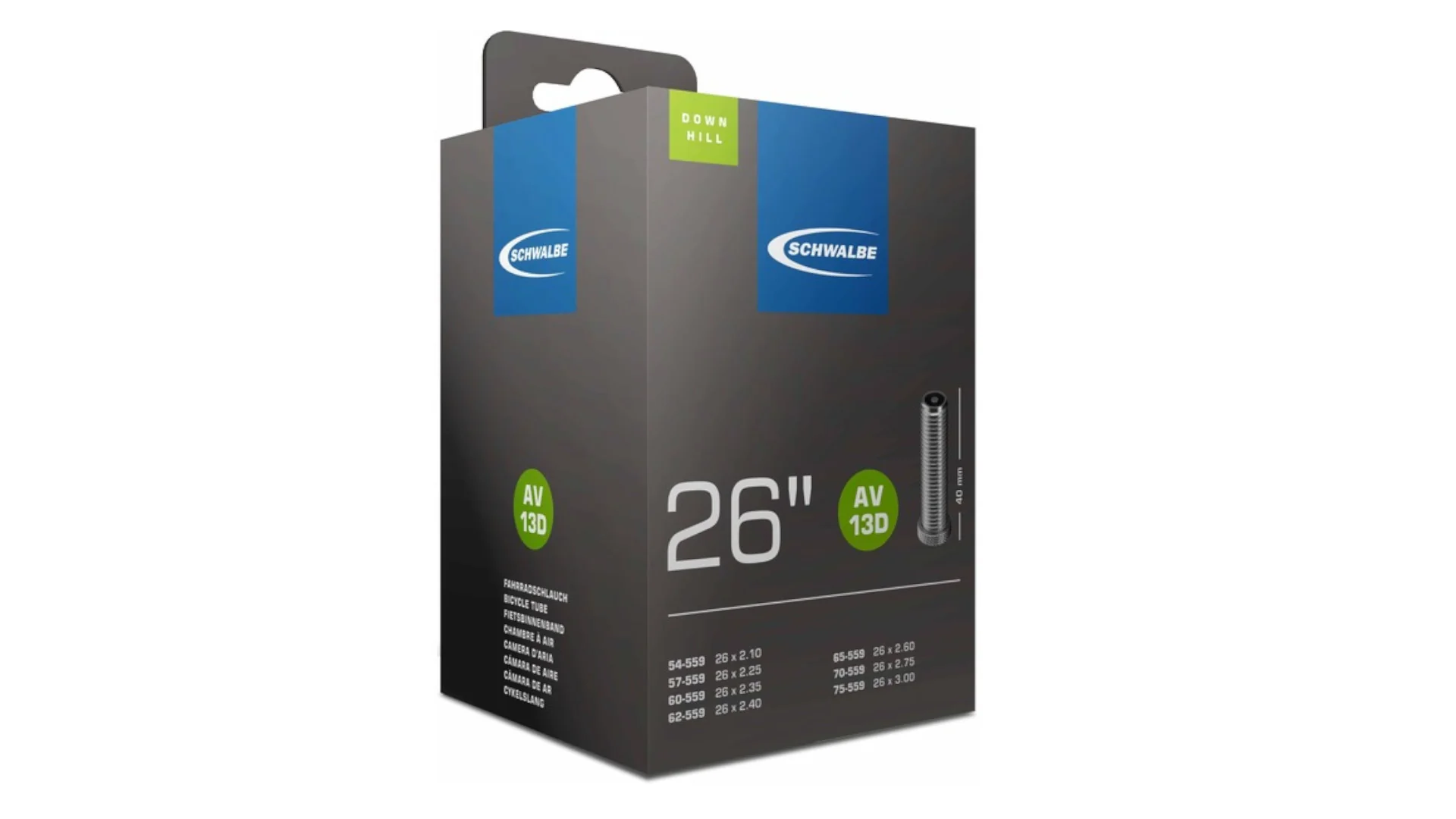Chambre à air Schwalbe renforcée 26" - Schrader 40 mm