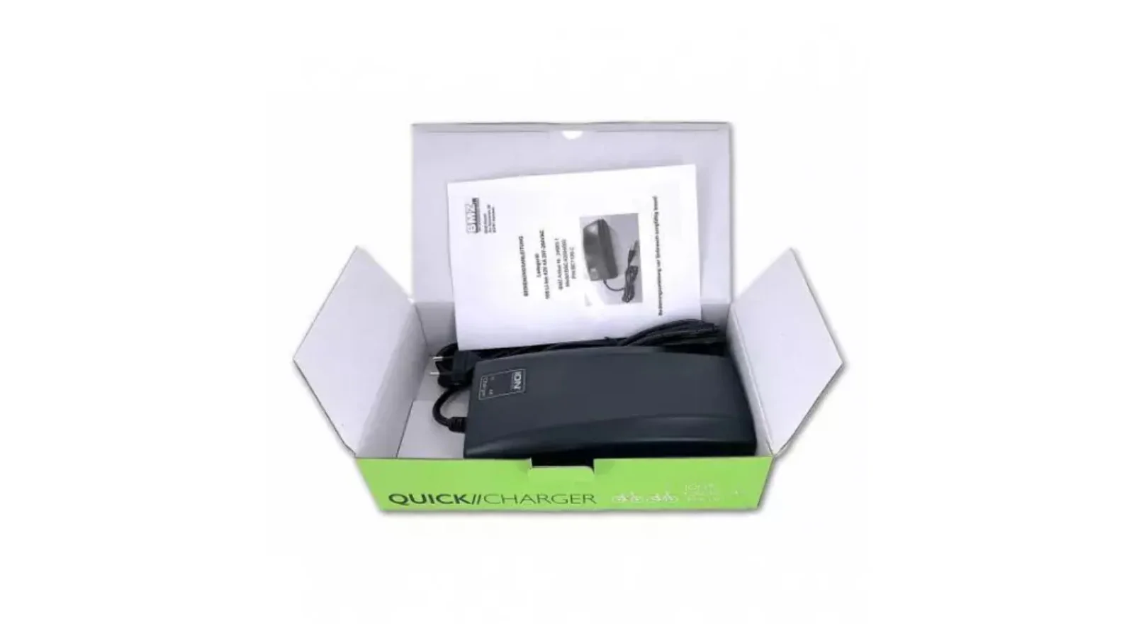 Chargeur Sparta/Koga 36V 2Ah XLR - Embout 4 broches - Image 3