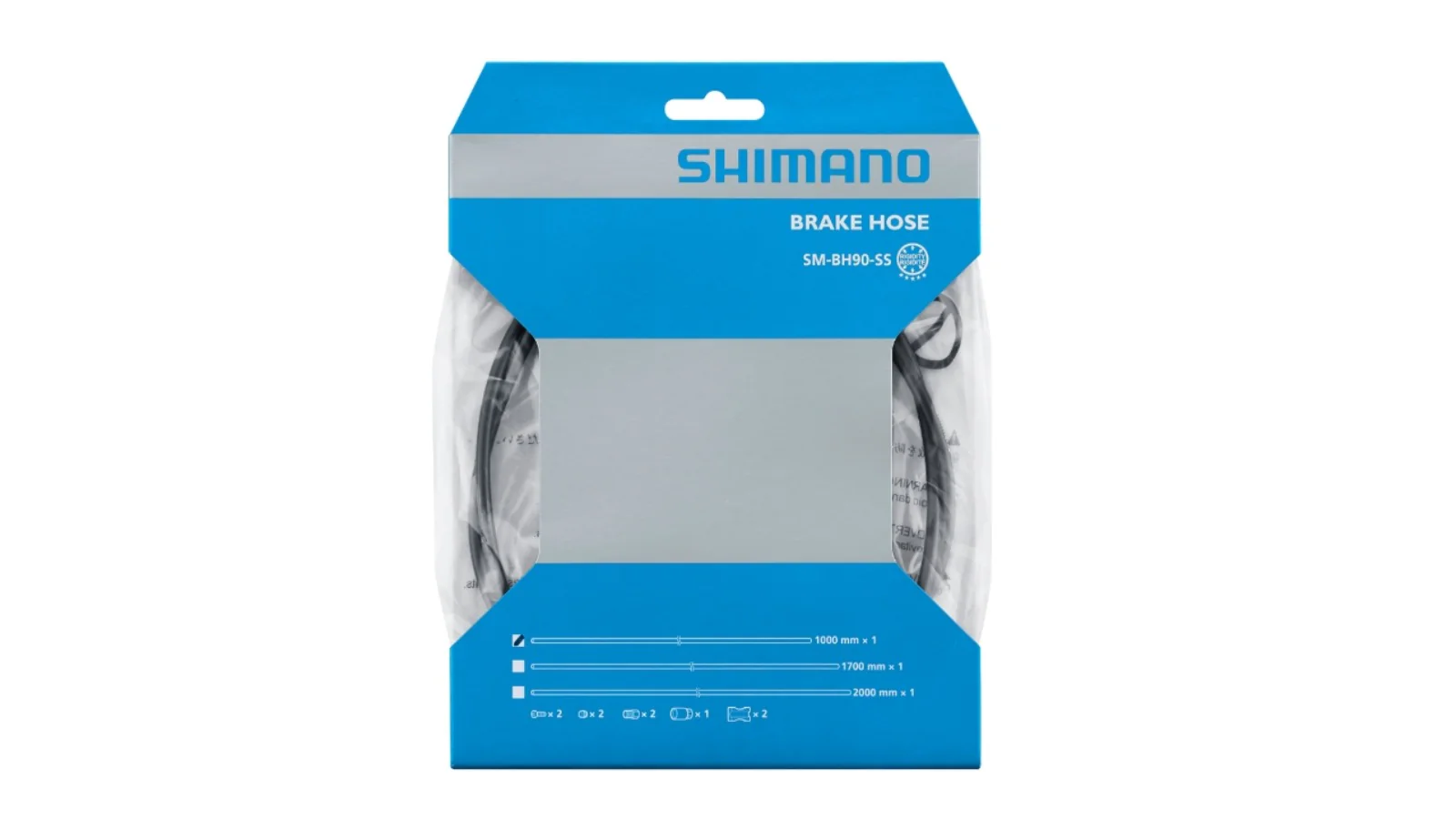 Durite Shimano DEORE pour frein à disque hydraulique - 1700 mm - 1000 mm - Image 3