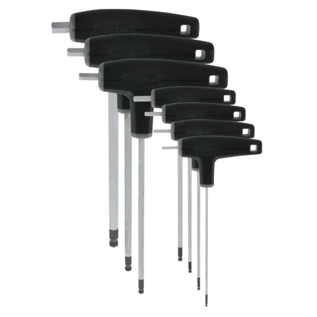 Kit de 7 Clés Hexagonales à Têtes Sphériques Var - CL-18100-02/08