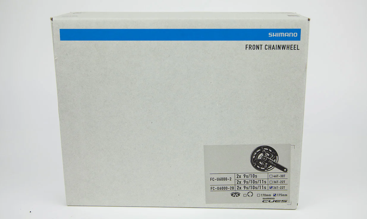 Pédalier double-plateau Shimano CUES Boost FC-U6000 - 9/10/11 vitesses - 170/175 mm - 36/22 dents - Image 3