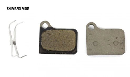 Plaquettes organiques Shimano M02 - Pour Shimano Deore M555 / Nexave C901 - Image 2