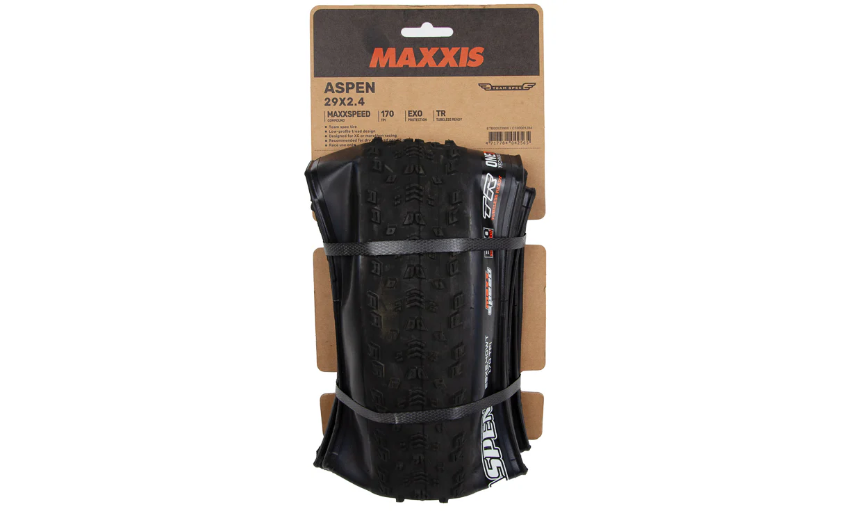 Pneu Maxxis Aspen Team Spec (170 TPI) - ONE70 - EXO Protection - MaxxSpeed - Tubeless Ready - Image 6