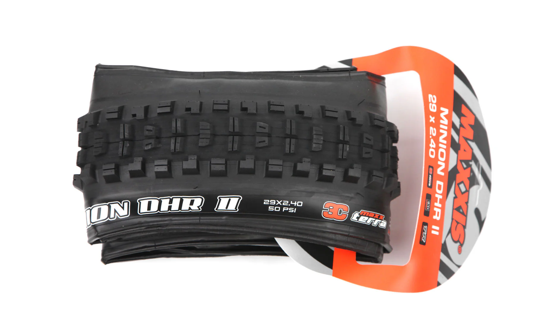 Pneu Maxxis Minion DHR II Wide Trail - EXO Protection - 3C Maxx Terra - Tubeless Ready - Image 3