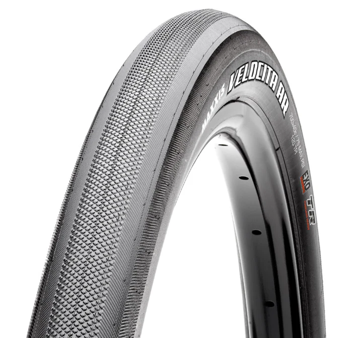Pneu Maxxis Velocita AR - Dual 62a/60a - EXO Protection - Tubeless Ready