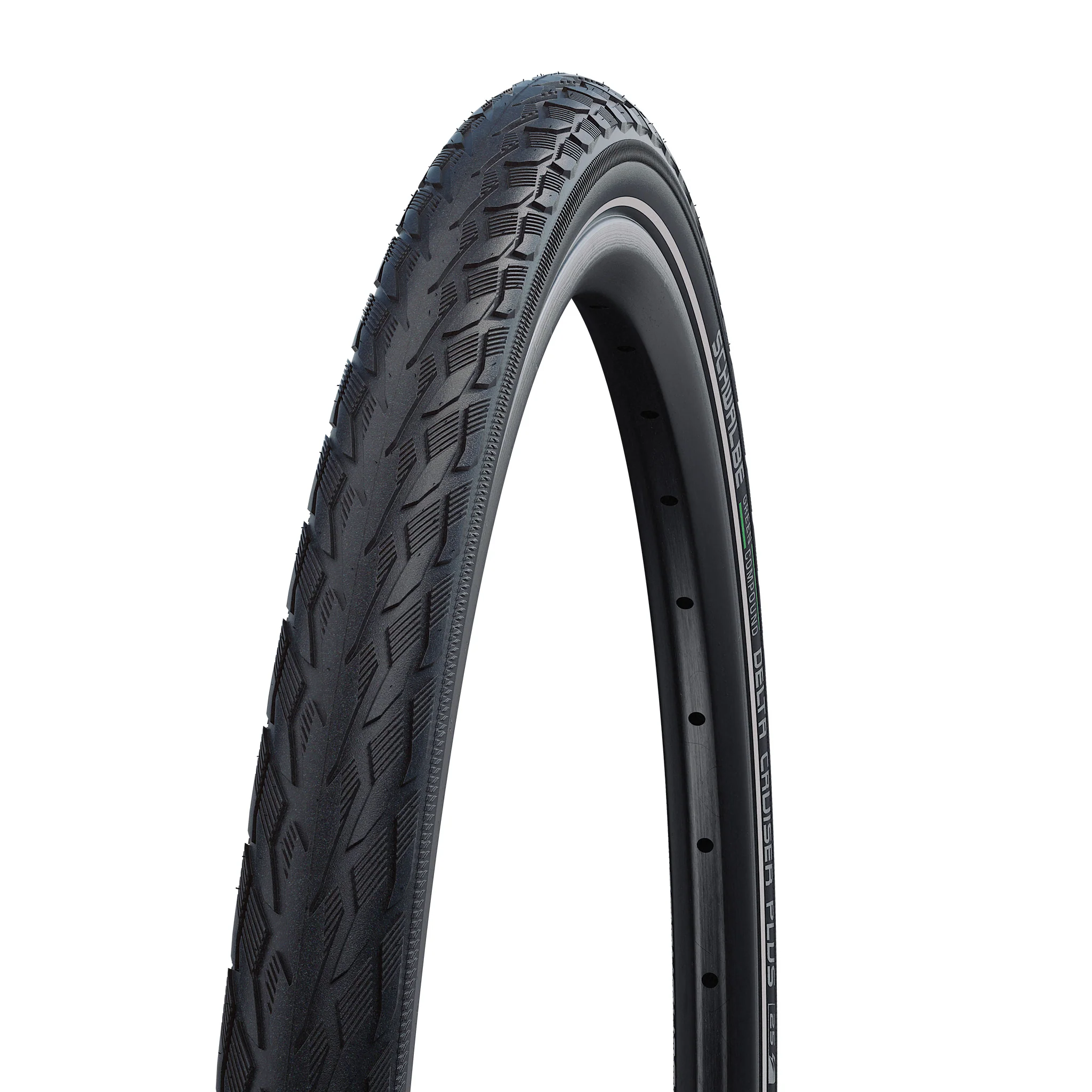 Pneu Schwalbe Delta Cruiser Plus - Green Compound - Puncture Guard - Tubetype - Image 5
