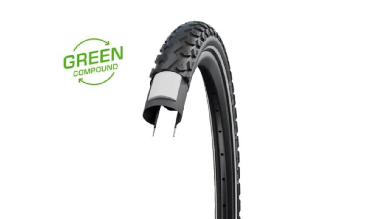 Pneu Schwalbe Land Cruiser Plus 28 pouces Green Compound - PunctureGuard - Image 2