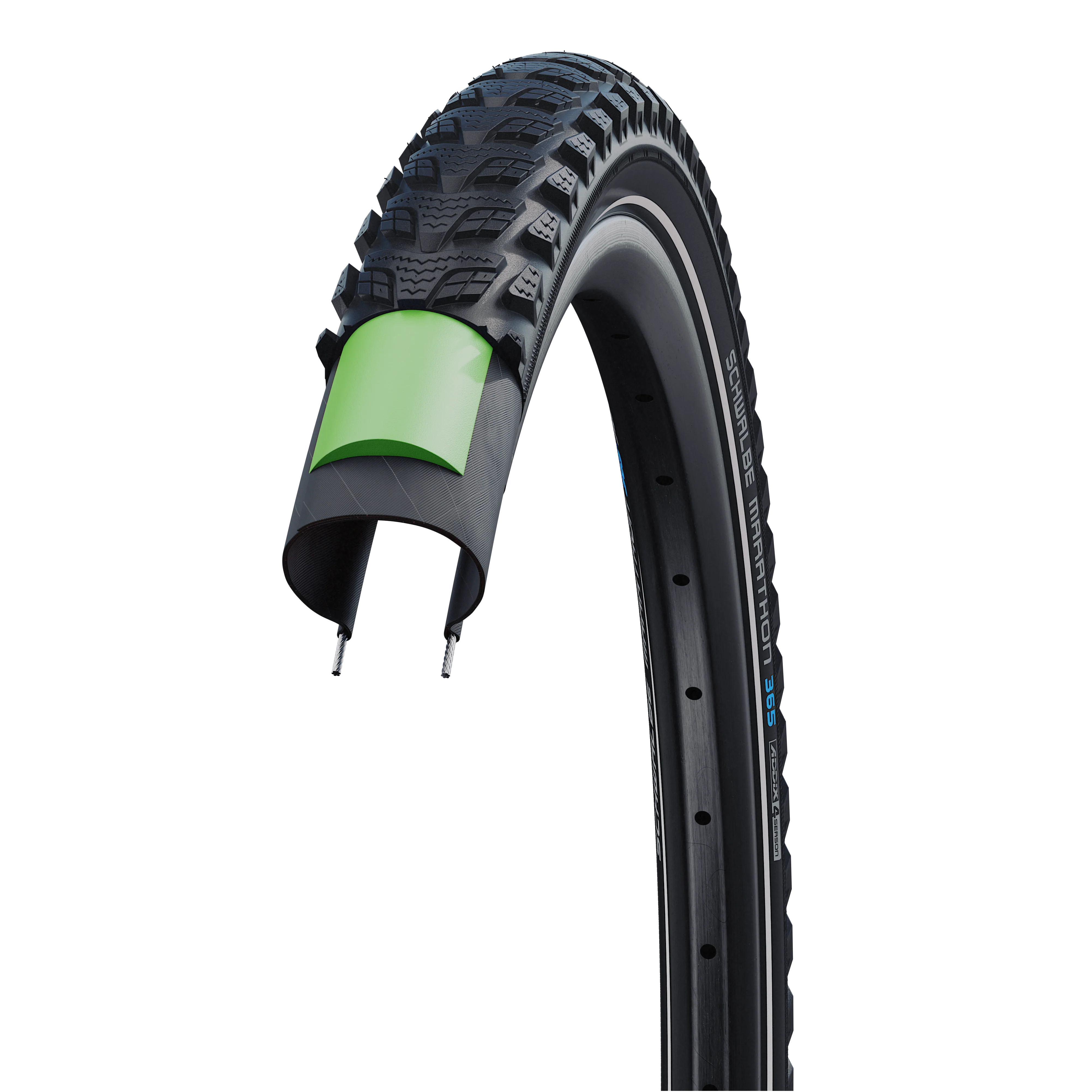 Pneu Schwalbe Marathon 365 - Addix 4-Season - TwinSkin - GreenGuard - Image 4