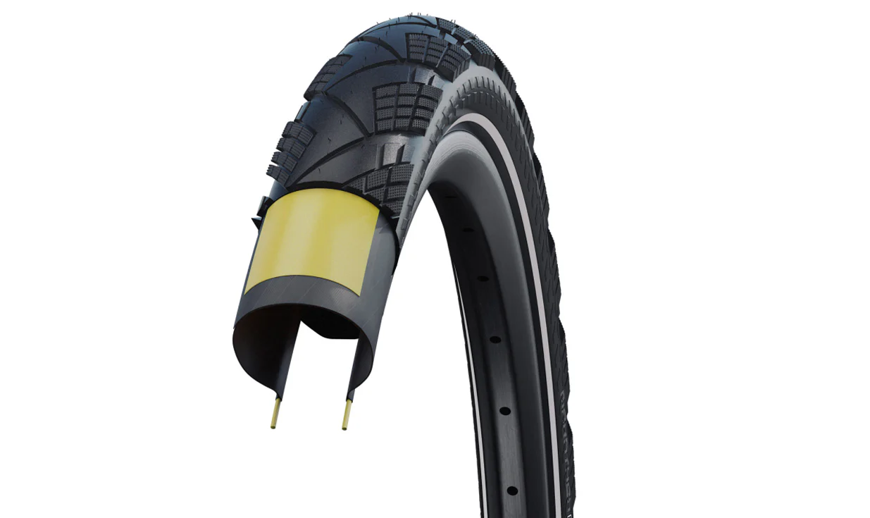 Pneu Schwalbe Marathon Efficiency Evo 700 / 28"  - Addix - V-Guard - Super Race - Tubetype - Image 6