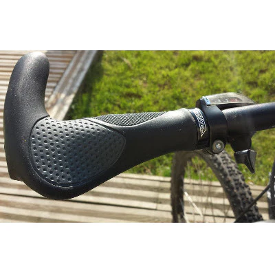 Poignées vélo ergonomiques avec cornes 138 mm - Image 3