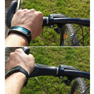 Poignées vélo ergonomiques avec cornes 138 mm - Image 5