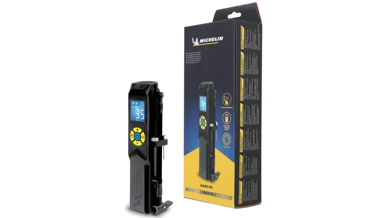 Pompe Mini compresseur USB rechargeable Michelin