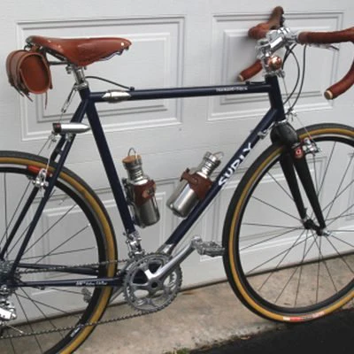 Porte-bidon cuir pour vélo - Image 4