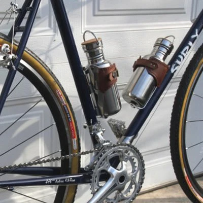 Porte-bidon cuir pour vélo - Image 5