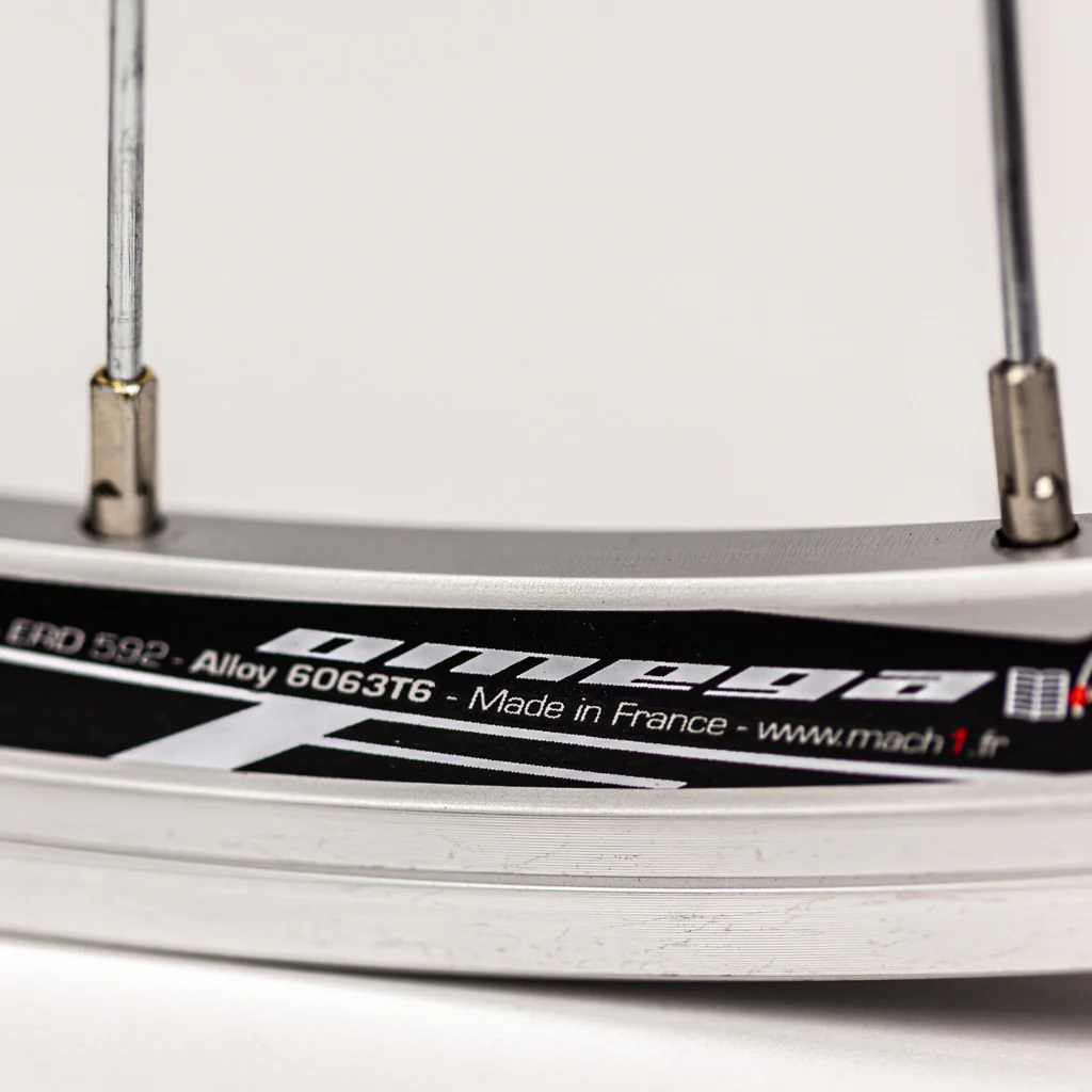Roue avant vélo route Omega Mach1 Aluminium - à pneus - Image 5